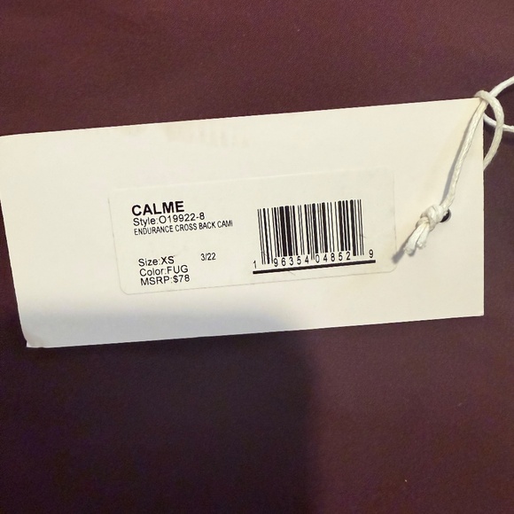 Johnny Was Calme Endurance Crossback Cami Sports Bra - Picture 5 of 7